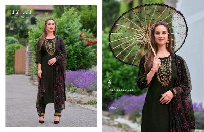 Maria vol 4 by Lily and lali heavy handwork designer kurti pant and dupatta catalogue at low rate readymade suit catalogs