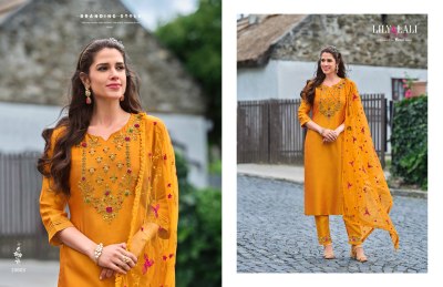Maria vol 4 by Lily and lali heavy handwork designer kurti pant and dupatta catalogue at low rate readymade suit catalogs