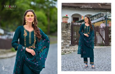 Maria vol 4 by Lily and lali heavy handwork designer kurti pant and dupatta catalogue at low rate readymade suit catalogs