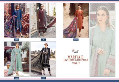 MariaB present Exclusive collection vol 7 pure rayon cotton with self embroidered unstitched suit material at wholesale price salwar kameez catalogs