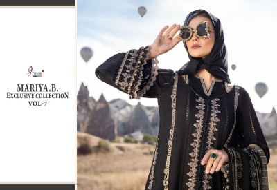 MariaB present Exclusive collection vol 7 pure rayon cotton with self embroidered unstitched suit material at wholesale price salwar kameez catalogs