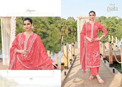 Marina by Esaira Digital Printed Cotton unstitched suit catalogue with low rate dress material catalogs