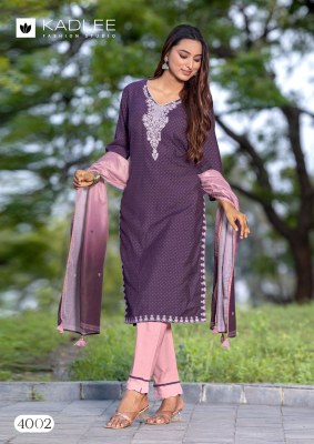 Marina by Kadlee Handwork embroidered top bottom and dupatta catalogue at wholesaler readymade suit catalogs