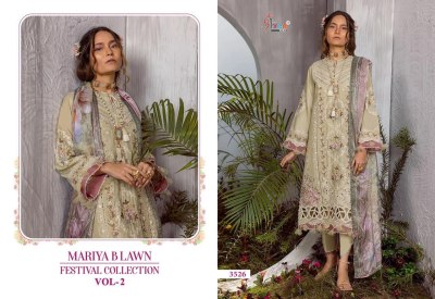 Mariya B by Lawn festival collection vol 2 pure lawn cotton Pakistani suit catalogue pakistani suit catalogs