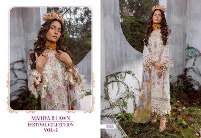 Mariya B by Lawn festival collection vol 2 pure lawn cotton Pakistani suit catalogue pakistani suit catalogs