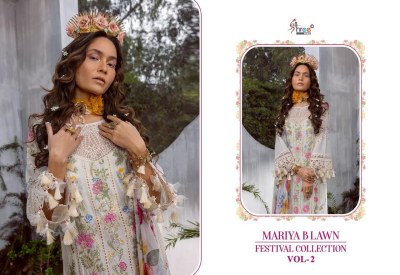 Mariya B by Lawn festival collection vol 2 pure lawn cotton Pakistani suit catalogue pakistani suit catalogs