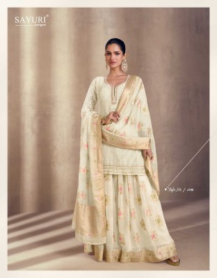 Mariyam by Sayuri Designer Real premium fancy sharara suit catalogue at amaviexpo readymade suit catalogs