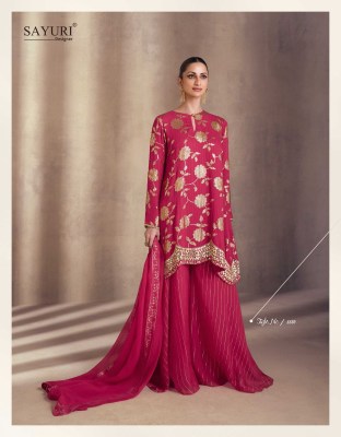 Mariyam by Sayuri Designer Real premium fancy sharara suit catalogue at amaviexpo readymade suit catalogs