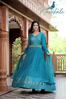 Masakali Vol 31000 present Designer pure georgette Gown catalogue at wholesale price Amavi