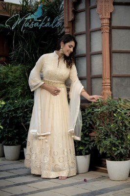 Masakali Vol 31000 present Designer pure georgette Gown catalogue at wholesale price gown catalogs
