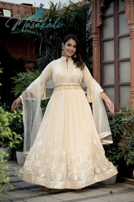 Masakali Vol 31000 present Designer pure georgette Gown catalogue at wholesale price gown catalogs