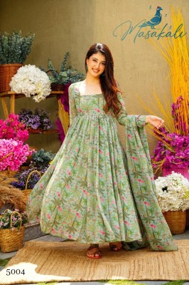 Masakali vol 05 luanch flower printed fancy anarkali suit catalogue fancy Anarkali suit catalogs