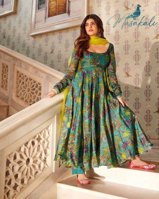 Masakali vol 1 new printed stylish flaired gown kurti wholesaler  Amavi