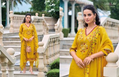 Masoom by Lily and lali embroidered handwork readymade suit catalogue at low rate readymade suit catalogs
