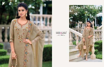 Masoom by Lily and lali embroidered handwork readymade suit catalogue at low rate readymade suit catalogs