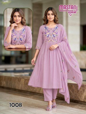Mastani 3PCS Heavy Kurti Pant with  Dupatta kurti pant with dupatta Catalogs