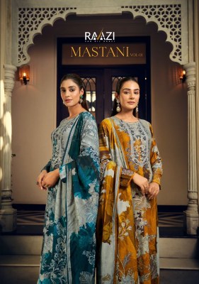 Mastani vol 01 by Raazi heavy pure digital printed unstitched suit collection Amavi