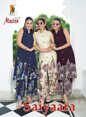 Master Saiyaara Rayon Printed Coord Set Ethnic Women Stylish Coord Wholesale Collection Master