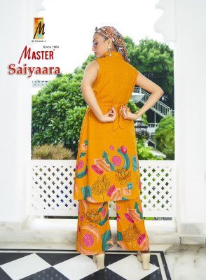 Master Saiyaara Rayon Printed Coord Set Ethnic Women Stylish Coord Wholesale Collection kurtis catalogs