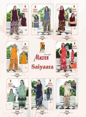 Master Saiyaara Rayon Printed Coord Set Ethnic Women Stylish Coord Wholesale Collection kurtis catalogs