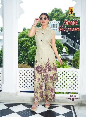 Master Saiyaara Rayon Printed Coord Set Ethnic Women Stylish Coord Wholesale Collection kurtis catalogs