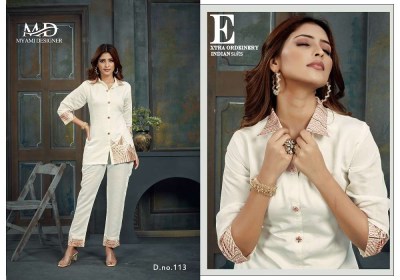 Mayami Designer Cord sets vol 2 top pants set catalogue  kurtis catalogs