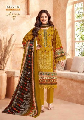 Mayur Creation Amira Vol 2 Karachi Style Cotton Readymade Suits Kurti Pant And Dupatta Wholesale  kurtis catalogs