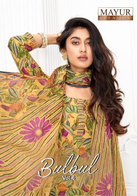 Mayur Creation Bul Bul Vol-6 Pure Cotton Dress Material Collection wholesale catalogs