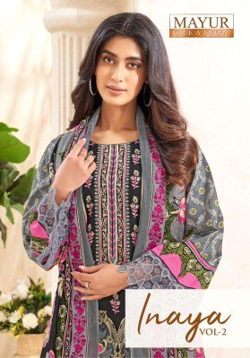Mayur Creation Inaya Vol 2 Readymade Karachi Printed Dress Wholesale Rate Surat  Karachi suits catalogs