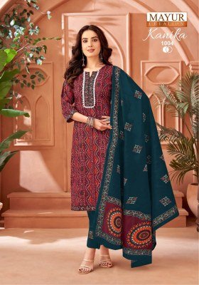 Mayur Creation Kanika Vol 1 Fully Stitched Pure Cotton Print Top And Fancy Pant Set Wholesale kurtis catalogs