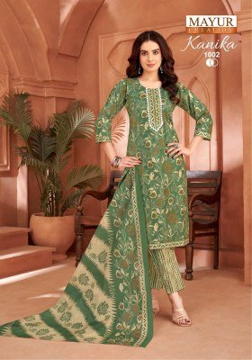 Mayur Creation Kanika Vol 1 Fully Stitched Pure Cotton Print Top And Fancy Pant Set Wholesale kurtis catalogs