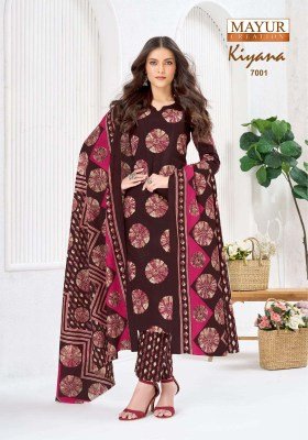 Mayur Creation Kiyana Vol 7 Pure Cotton Summer Printed Suits And Pants readymade suit catalogs
