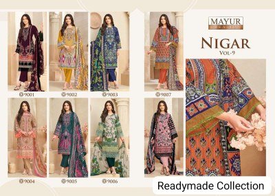 Mayur Creation Nigar Vol  9 Readymade Pakistani Karachi Dress Wholesale Price  readymade suit catalogs