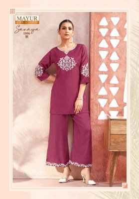 Mayur Creation Shanaya Vol 01 Fancy Top Plazo Set Premium Vettican Silk with Heavy Embroidery And Wholesale kurtis catalogs