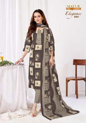 Mayur Elegance Vol-9 Pure Cotton Printed Kurti Pant with Dupatta kurti pant with dupatta Catalogs