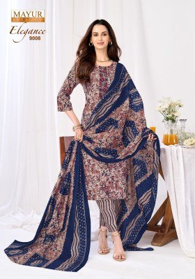 Mayur Elegance Vol-9 Pure Cotton Printed Kurti Pant with Dupatta kurti pant with dupatta Catalogs