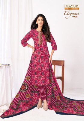 Mayur Elegance Vol-9 Pure Cotton Printed Kurti Pant with Dupatta kurti pant with dupatta Catalogs