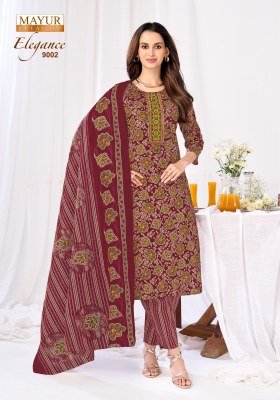 Mayur Elegance Vol-9 Pure Cotton Printed Kurti Pant with Dupatta kurti pant with dupatta Catalogs