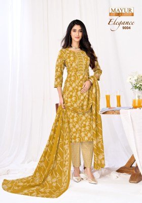 Mayur Elegance Vol-9 Pure Cotton Printed Kurti Pant with Dupatta kurti pant with dupatta Catalogs