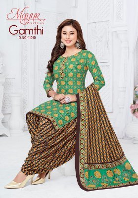 Mayur Gamthi Vol 11 pure cotton patiyala catalogue pcs wholesale rate  dress material catalogs
