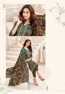 Mayur Kanika Vol 2 Pure Cotton Printed Kurti Set with Pant And Dupatta Wholesale kurti pant with dupatta Catalogs