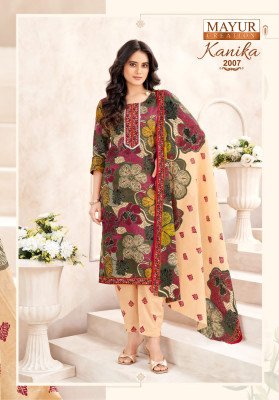 Mayur Kanika Vol 2 Pure Cotton Printed Kurti Set with Pant And Dupatta Wholesale kurti pant with dupatta Catalogs