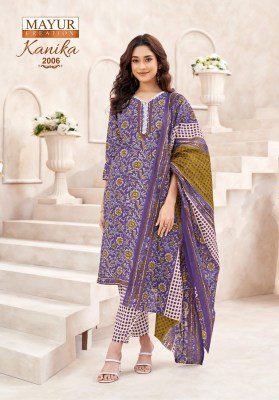 Mayur Kanika Vol 2 Pure Cotton Printed Kurti Set with Pant And Dupatta Wholesale kurti pant with dupatta Catalogs