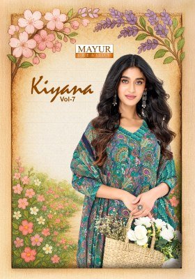 Mayur Kiyana Vol. 7 Pure Cotton Printed Dress Material 