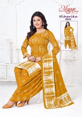 Mayur Niharika Vol 2 Pure Cotton Printed Unstitched Dress Material Set Top  Bottom And Cotton Dupatta Wholesale dress material catalogs