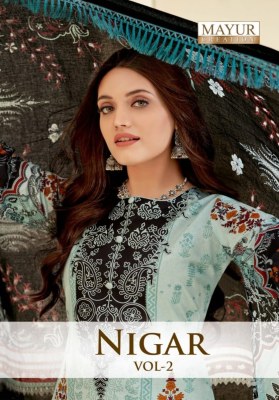 Mayur creation by Nigar vol 2 fancy cotton printed karachi suit catalogue Mayur Kurti
