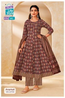 Mcm Anarkali Vol 8 Heavy Cotton Printed Anarkali Kurti with Hand Work Pant And Dupatta Wholesale kurti pant with dupatta Catalogs