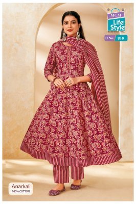 Mcm Anarkali Vol 8 Heavy Cotton Printed Anarkali Kurti with Hand Work Pant And Dupatta Wholesale kurti pant with dupatta Catalogs