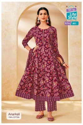 Mcm Anarkali Vol 8 Heavy Cotton Printed Anarkali Kurti with Hand Work Pant And Dupatta Wholesale kurti pant with dupatta Catalogs