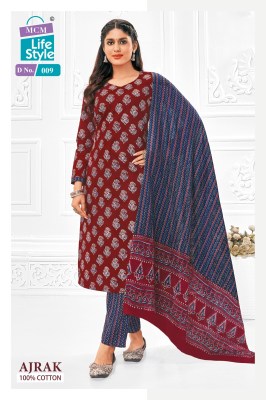 Mcm Lifestyle Ajrak Vol 1 Readymade Ajrak Suits Wholesale  readymade suit catalogs